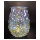Iridescent Glass Floral Vase