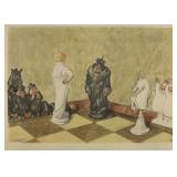 Robert Hï¿½gfeldt 'Checkmate' Framed Print