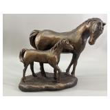 Austin Sculpture Horse Mare and Foal
