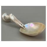 Antique Mother of Pearl Caviar Serving Spoon