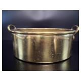 Brass Oval Basin Planter vtg