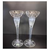 Mikasa 'Golden Tiara' Crystal Candlesticks