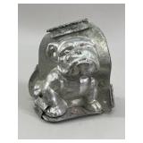 Antique Metal Bulldog Ice Cream Mold