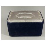 Carrs of Sheffield Sterling Silver Velvet Box