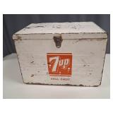 Rare 1940's ' 7-UP' Chill Chest Cooler