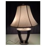 Art Deco Style Dual Socket Table Lamp