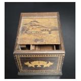 1960's Inlaid Mechanical Cigarette Dispenser