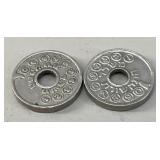 Israel Post 'Asimon' Telephone Tokens VTG