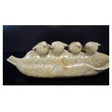 Ceramic Birds Leaf Tray