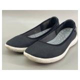 Crocs Reviva Black Mesh Ballet Flats