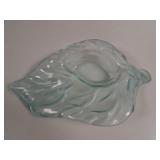 Art Glass Leaf Dish