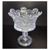 Shannon Crystal Royalty Footed Candy Bowl