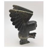 Inuit Bird Transformation Carving, Signed AS