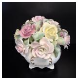 ?Aynsley Bone China Floral Ornament for Birks
