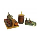 Collection of 14 Vtg Smoking Pipes, Ashtray &