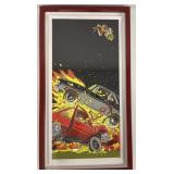 Marie Bergeron 'Wreck' Screenprint, Local