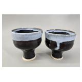1970's Studio Potter MW: Two Footed Cups