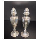 Viking Silver Plate Art Deco Salt & Pepper Shakers