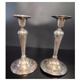 Silver Plated Candle Sticks