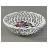 Kispest Hungarian Ceramic Basket Bowl