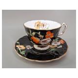Aynsley California Poppy Teacup & Saucer