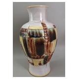 Large MCM Italian Cubist Vase /att Nuovo