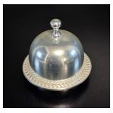 Individual Silverplate Domed Butter Dish
