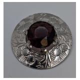 Mizpah Vintage Scottish Sivler Thistle Brooch