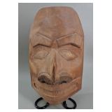 Northwest Coast Style Carved Wood Mask