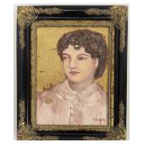 Lise Kelly Oil on Canvas Portrait 'Marie-Louise'
