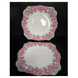 Royal Standard Rose of Sharon Plates (Pair)