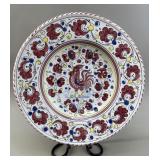 L'Antica di Deruta Hand-Painted Majolica Plate