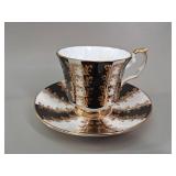 Elizabethan Staffordshire Tea Cup & Saucer