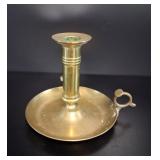 Victorian Brass Push-Up Candlestick