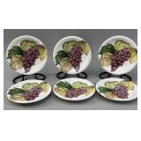 Designpac Inc. Ceramic Grape Plates with Box