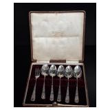 James Deakin & Sons Cased EPNS Flatware Set