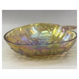 Indiana Glass Carnival Glass Apple Nappy