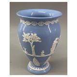 Dudson Hanley Jasperware Blue Footed Vase