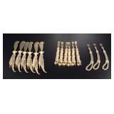 Vintage Gold-Plated Appetizer Set