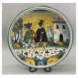 Italian Majolica Charger, Il Ponte Firenze