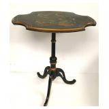Antique Chinoiserie Tilt-Top Pedestal Table