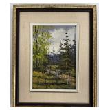 Boucher, Signed Canadian Landscape Painting