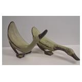 Smith & Hawkins Folk Art Stylized Wooden Ducks