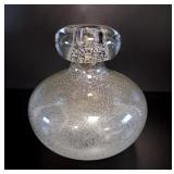 Murano Bullicante Art Glass Vase vtg