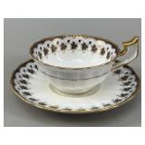 Cauldon Ltd Bone China Teacup and Saucer