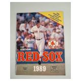 1989 Boston Red Sox Scorebook Magazine