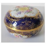 Jewelry trinket box porcelain Meissen h