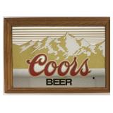 Vintage Coors Beer Advertising Mirror