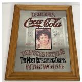 Vintage Delicious Coca-Cola Advertising Mirror