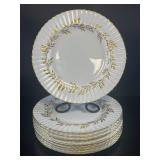 Paragon Elgin Bone China Plates - Set of 10